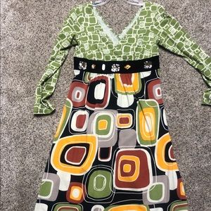 Joyous and Free 3/4 sleeve dress